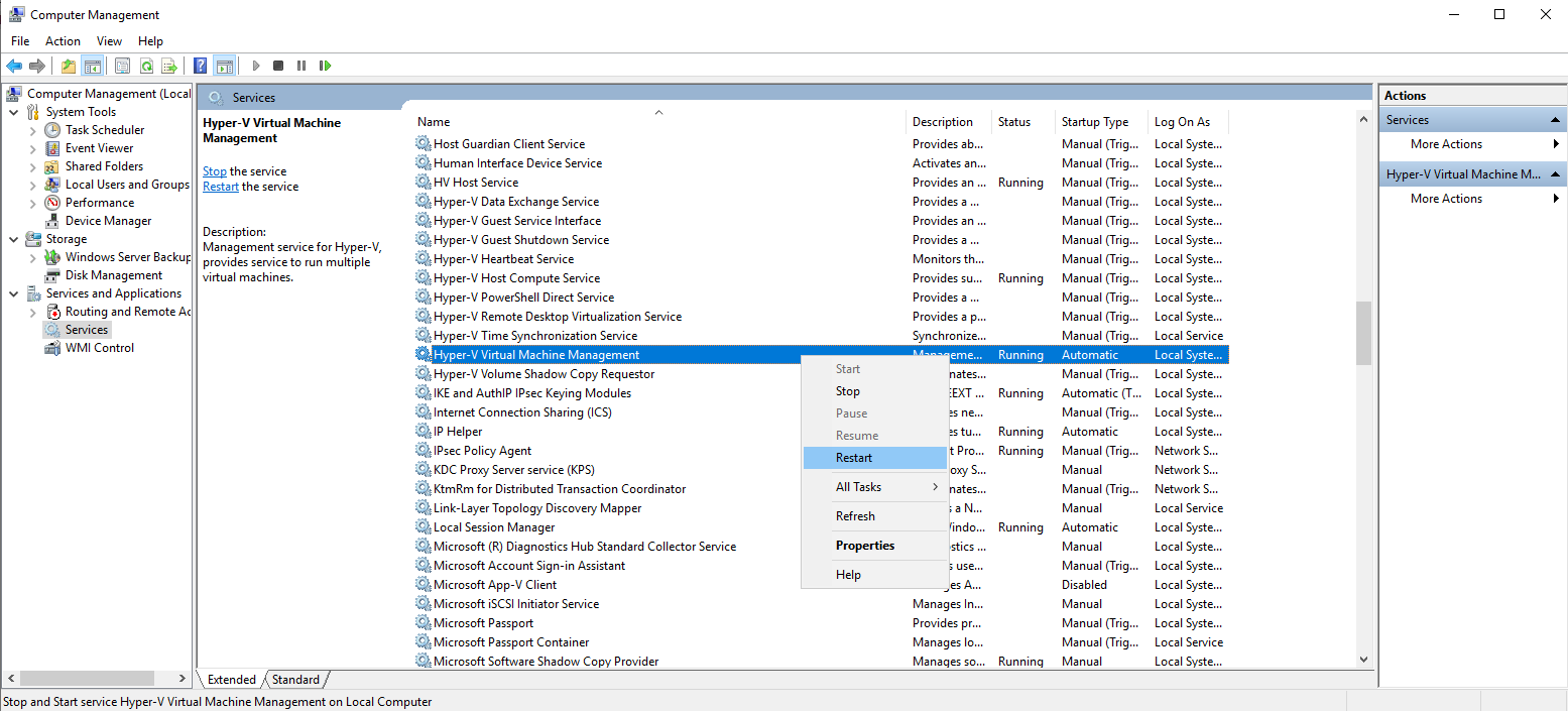 A Hyper-V VM stuck in a “Backing up” state – Hornetsecurity KnowledgeBase