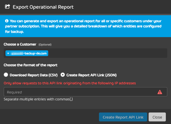 How to use the API Key for Operational Report – Hornetsecurity ...